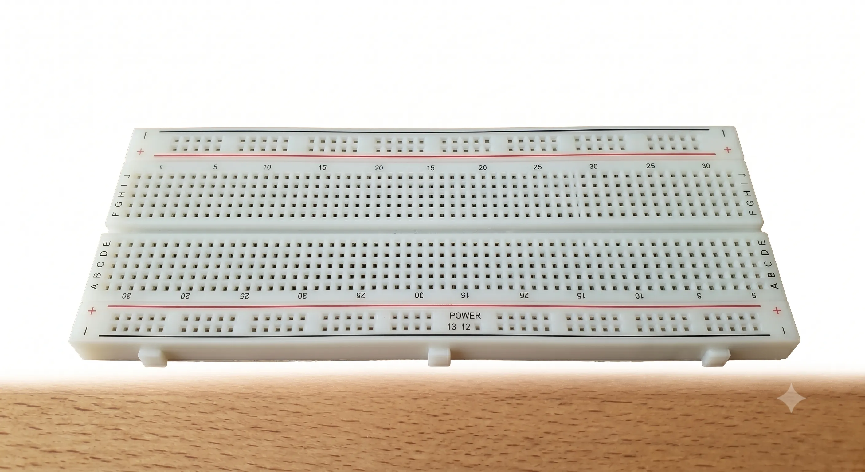 Breadboard con collegamenti