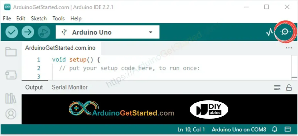 Serial Monitor Arduino